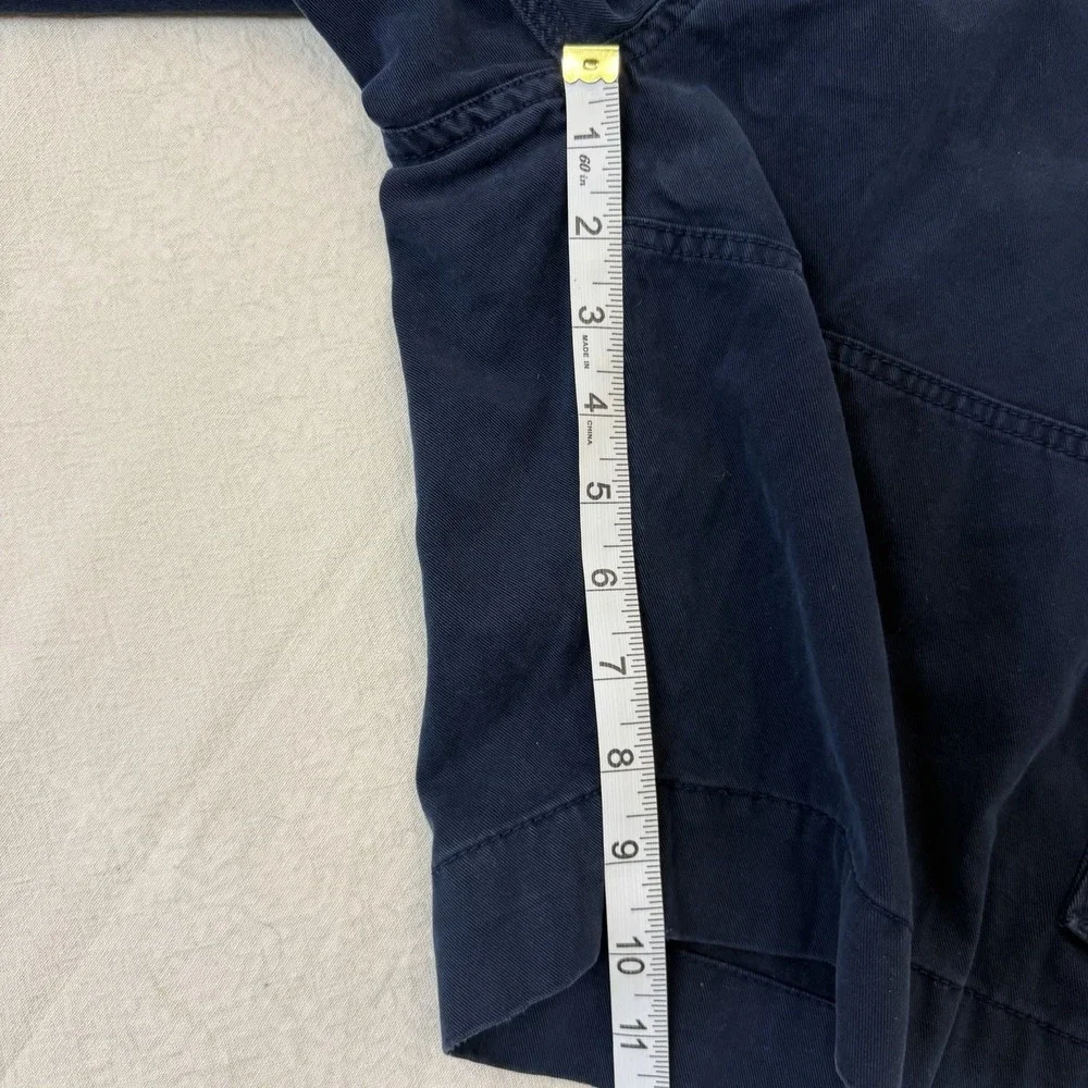 Polo Ralph Lauren Cargo Shorts Mens 40 Navy Blue Classic Polo Chino 10